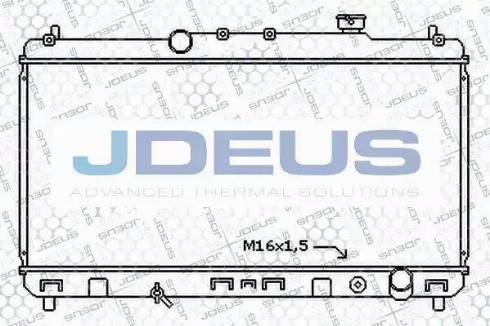 Jdeus 028N51 - Radiator, mühərrikin soyudulması furqanavto.az