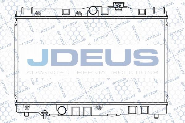 Jdeus 028N11 - Radiator, mühərrikin soyudulması furqanavto.az