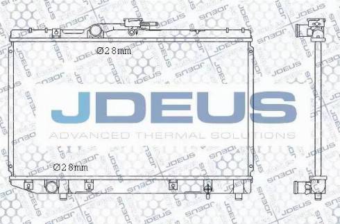 Jdeus 028N18 - Radiator, mühərrikin soyudulması furqanavto.az