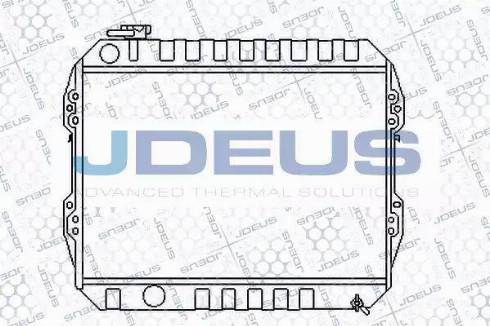 Jdeus 028N30 - Radiator, mühərrikin soyudulması furqanavto.az