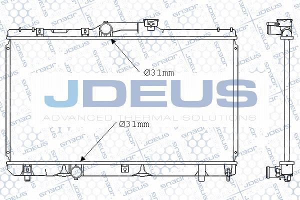 Jdeus 028N21 - Radiator, mühərrikin soyudulması furqanavto.az