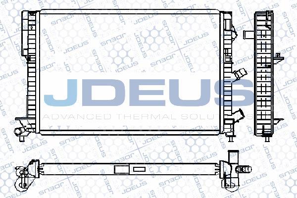 Jdeus 023B49 - Radiator, mühərrikin soyudulması furqanavto.az