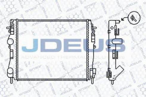 Jdeus 023M48 - Radiator, mühərrikin soyudulması furqanavto.az