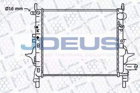 Jdeus 023M68 - Radiator, mühərrikin soyudulması furqanavto.az