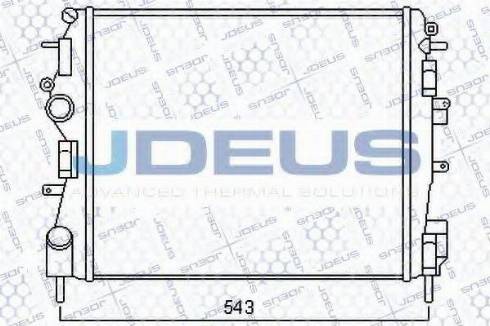 Jdeus 023M86 - Radiator, mühərrikin soyudulması furqanavto.az