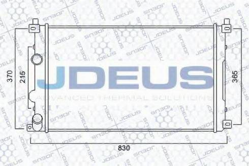 Jdeus 023M25 - Radiator, mühərrikin soyudulması furqanavto.az