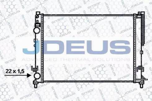 Jdeus 023M74 - Radiator, mühərrikin soyudulması furqanavto.az