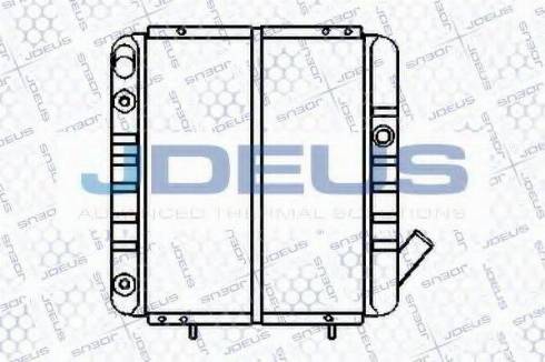 Jdeus 023V13 - Radiator, mühərrikin soyudulması furqanavto.az