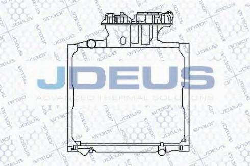 Jdeus 115M09 - Radiator, mühərrikin soyudulması furqanavto.az