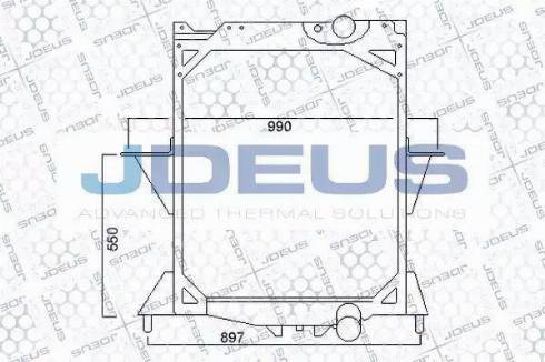 Jdeus 131M12 - Radiator, mühərrikin soyudulması furqanavto.az