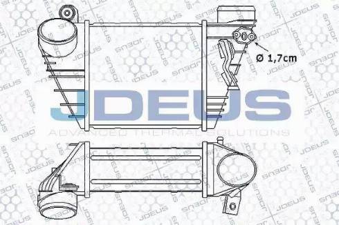 Jdeus 801M04A - Intercooler, şarj cihazı furqanavto.az