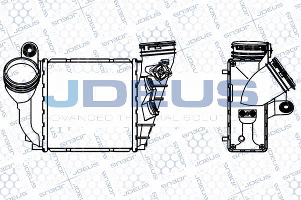 Jdeus 801M06A - Intercooler, şarj cihazı furqanavto.az