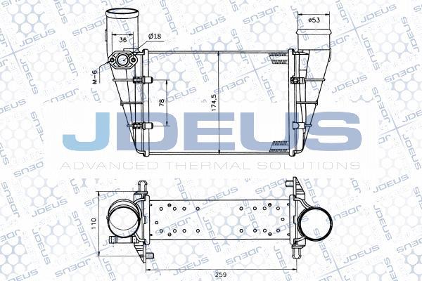 Jdeus 801M15 - Intercooler, şarj cihazı furqanavto.az