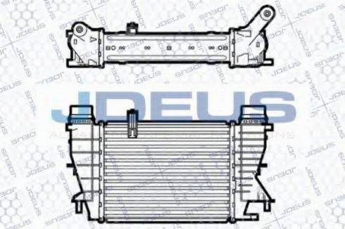 Jdeus 819M69 - Intercooler, şarj cihazı furqanavto.az