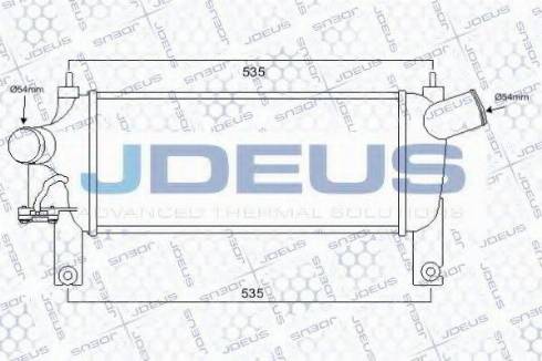 Jdeus 819M61 - Intercooler, şarj cihazı furqanavto.az