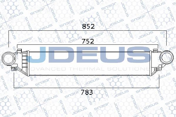 Jdeus 817M42A - Intercooler, şarj cihazı furqanavto.az