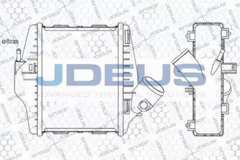 Jdeus 817M84A - Intercooler, şarj cihazı furqanavto.az