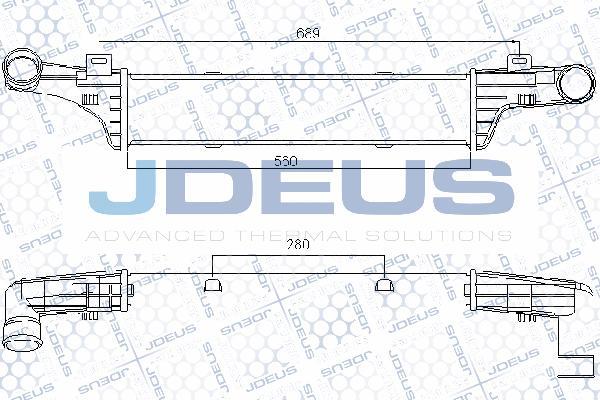 Jdeus 817M33A - Intercooler, şarj cihazı furqanavto.az