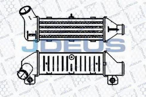 Jdeus 825B16 - Intercooler, şarj cihazı furqanavto.az