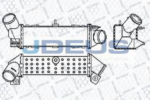 Jdeus 825M26 - Intercooler, şarj cihazı furqanavto.az