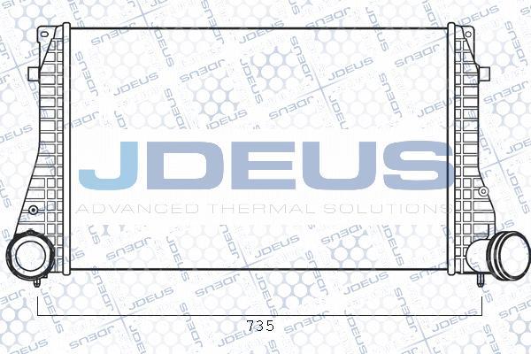 Jdeus 825M28A - Intercooler, şarj cihazı furqanavto.az