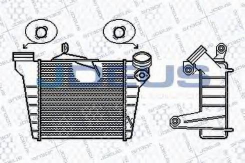 Jdeus 825M27 - Intercooler, şarj cihazı furqanavto.az