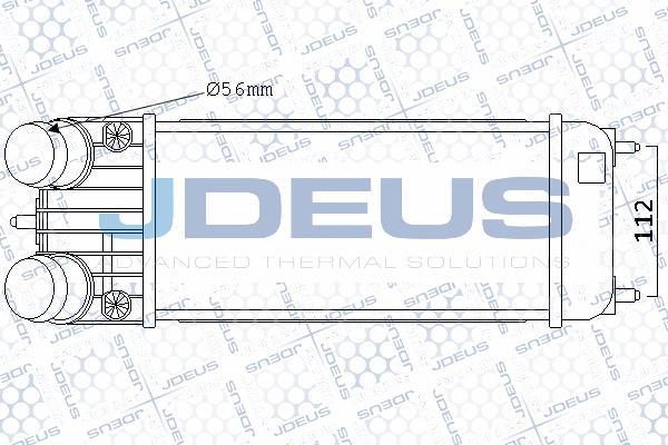 Jdeus 821M23A - Intercooler, şarj cihazı furqanavto.az