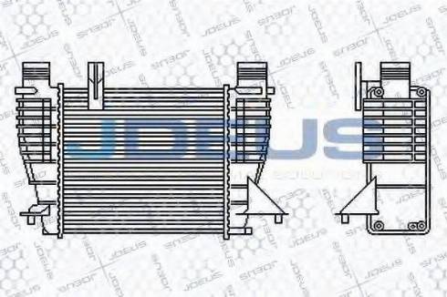 Jdeus 823M42 - Intercooler, şarj cihazı furqanavto.az