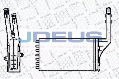 Jdeus 207V04 - İstilik dəyişdiricisi, daxili isitmə furqanavto.az