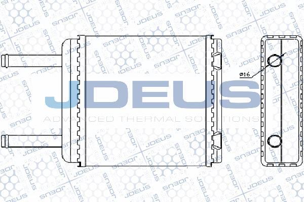 Jdeus 220M07A - İstilik dəyişdiricisi, daxili isitmə furqanavto.az