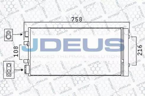 Jdeus 723M90 - Kondenser, kondisioner furqanavto.az