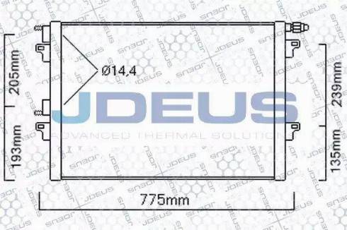 Jdeus 723M75 - Kondenser, kondisioner furqanavto.az