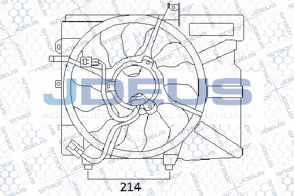 Jdeus EV54M320 - Fen, radiator furqanavto.az