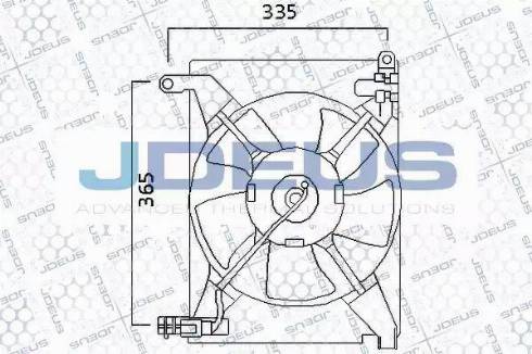 Jdeus EV56M101 - Fen, radiator furqanavto.az