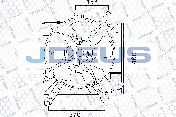 Jdeus EV65M020 - Fen, radiator furqanavto.az