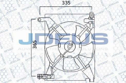 Jdeus EV0560101 - Elektrik mühərriki, radiator ventilyatoru furqanavto.az