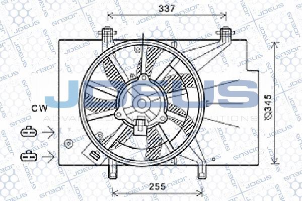 Jdeus EV0120360 - Fen, radiator furqanavto.az