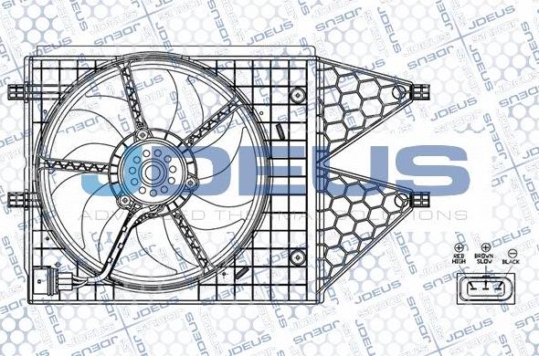 Jdeus EV0250130 - Fen, radiator furqanavto.az