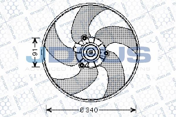 Jdeus EV0210300 - Fen, radiator furqanavto.az