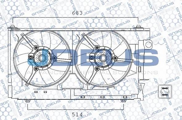 Jdeus EV07M410 - Fen, radiator furqanavto.az