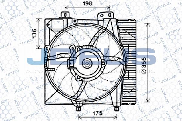 Jdeus EV210430 - Fen, radiator furqanavto.az