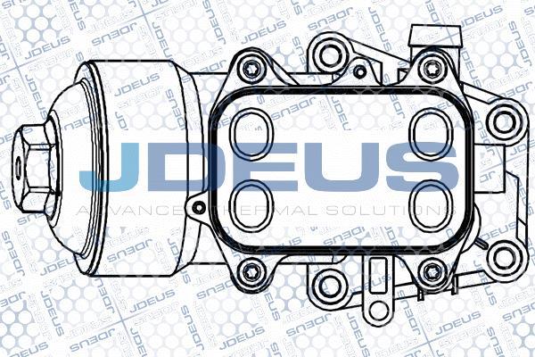 Jdeus M-4010230 - Yağ soyuducu, mühərrik yağı furqanavto.az