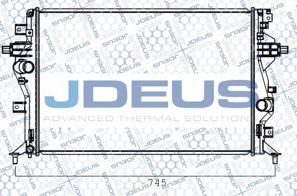 Jdeus M0540660 - Radiator, mühərrikin soyudulması furqanavto.az
