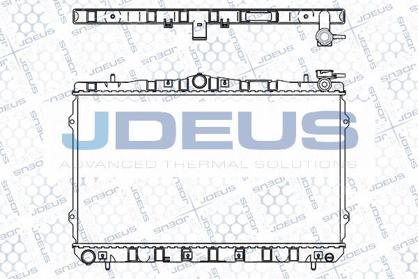 Jdeus M-0540080 - Radiator, mühərrikin soyudulması furqanavto.az