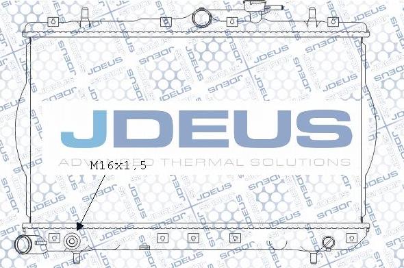 Jdeus M-0540100 - Radiator, mühərrikin soyudulması furqanavto.az