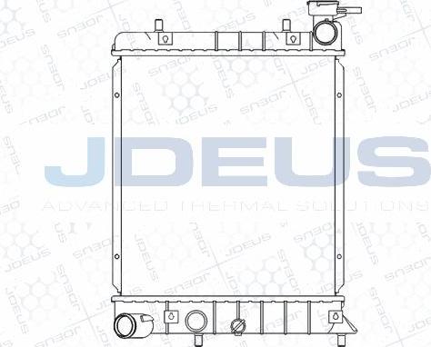 Jdeus M-0540180 - Radiator, mühərrikin soyudulması furqanavto.az