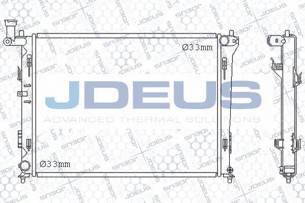 Jdeus M-0540280 - Radiator, mühərrikin soyudulması furqanavto.az