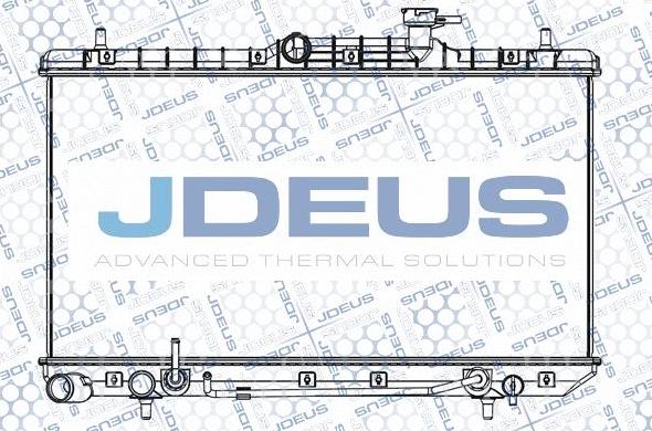 Jdeus M-0540750 - Radiator, mühərrikin soyudulması furqanavto.az