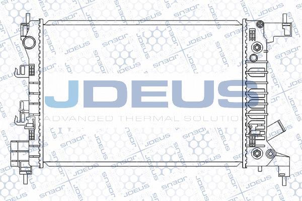 Jdeus M-056016A - Radiator, mühərrikin soyudulması furqanavto.az