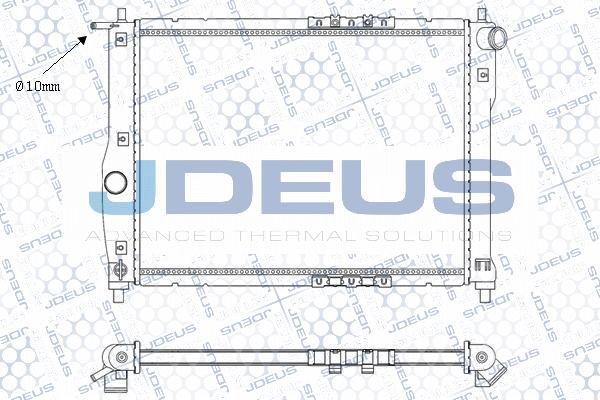 Jdeus M-0560280 - Radiator, mühərrikin soyudulması furqanavto.az